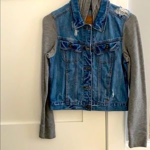 A causal Jean jacket